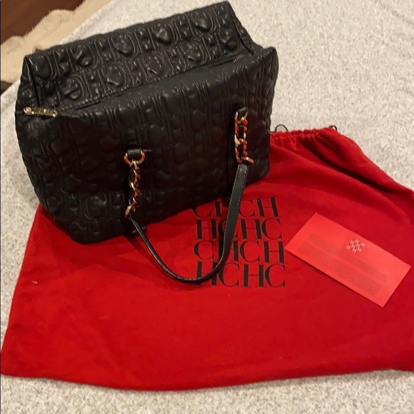 Carolina Herrera shoulder lamb skirt leather bag - Picture 10 of 10